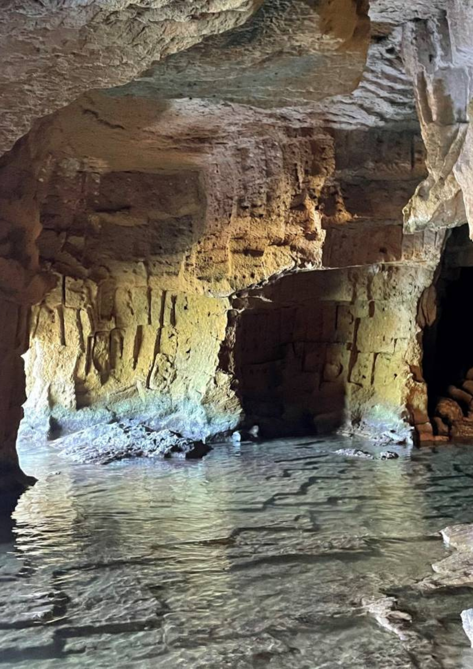 Inside Cova Tallada cave near Dénia Costa Blanca