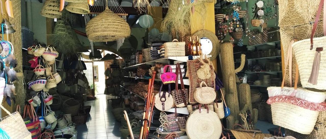 Wicker baskets in Gata de Gorgos Costa Blanca