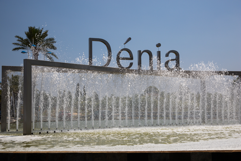 Entrance city Denia Costa Blanca