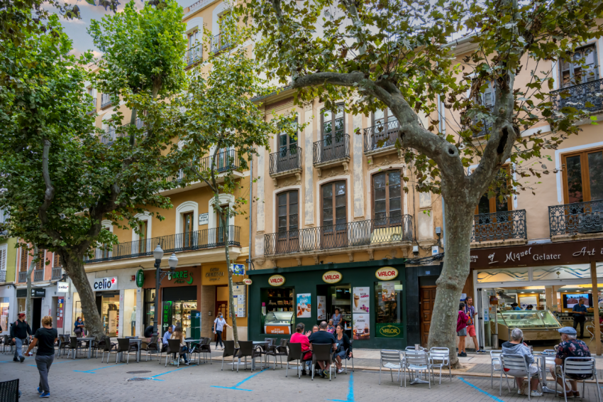 Marqués de Campo street in Dénia town centre