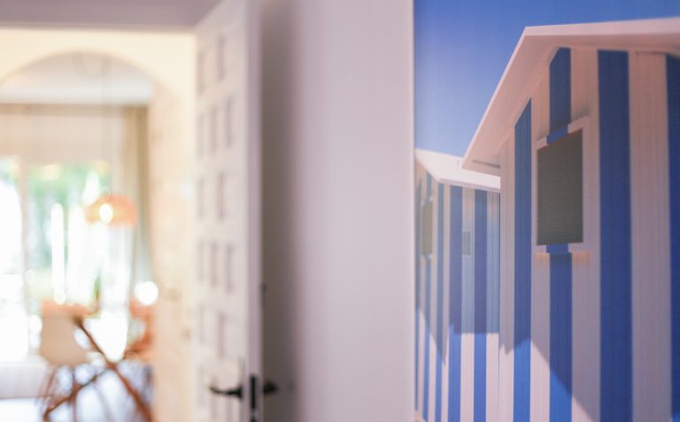 Interior hallway at apartment Alquería Sol in Dénia