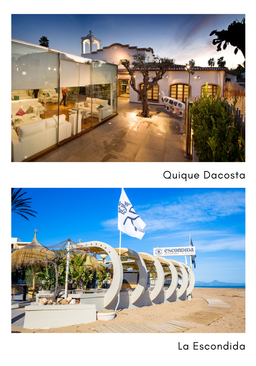 Restaurant in Dénia old town Costa Blanca Spain