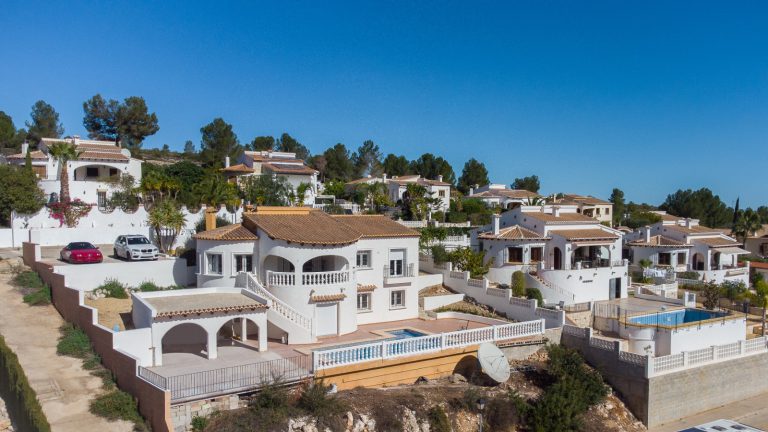Residential area on Solana mountain in Pedreguer