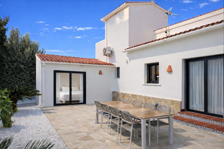 Terrace of Villa Casa Enate in Els Poblets, Costa Blanca